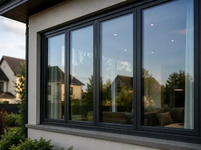 Fenêtres équipées de doubles vitrages acoustiques