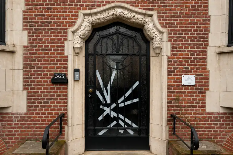 Remplacement d’une vitre cassée sur une porte d’entrée à Bruxelles