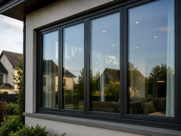 Fenêtres équipées de doubles vitrages acoustiques